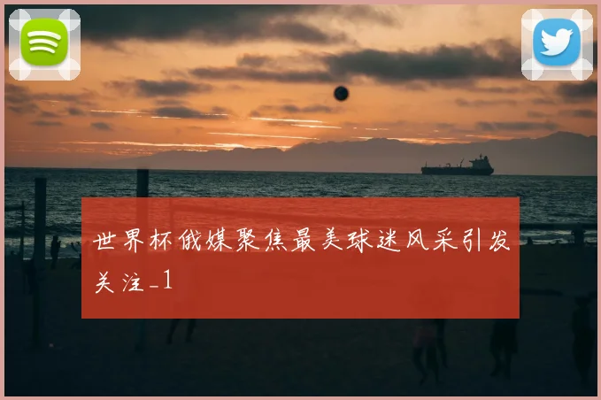 世界杯俄媒聚焦最美球迷风采引发关注_1